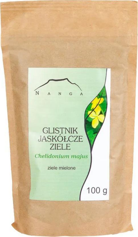 Nanga Glistnik jaskółcze ziele mielone 100g NANGA 1