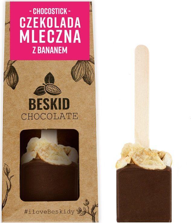 Beskid Chocolate Chocostick z czekolady mlecznej z bananem 45g BESKID 1