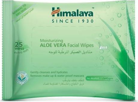Himalaya Moisturizing Aloe Vera Facial Wipes - 25 wipes - Himalaya 1