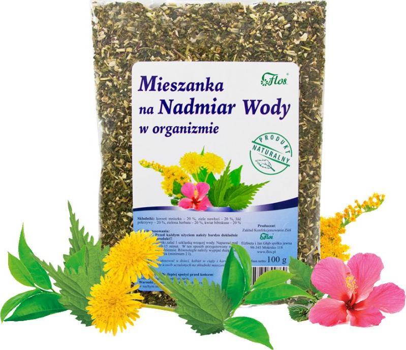 Flos Mieszanka na nadmiar wody w organizmie 100 g FLOS 1