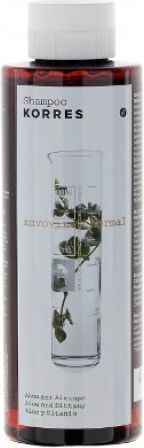 Korres Shampoo For Normal Hair With Aloe And Dittany szampon z aloesem i wyciągiem z lebiodki do włosów normalnych 250ml 1