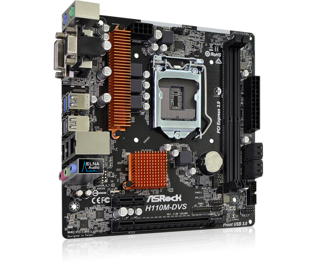 ASRock H110M DVS R3.0 - Płyta główna - Morele.net