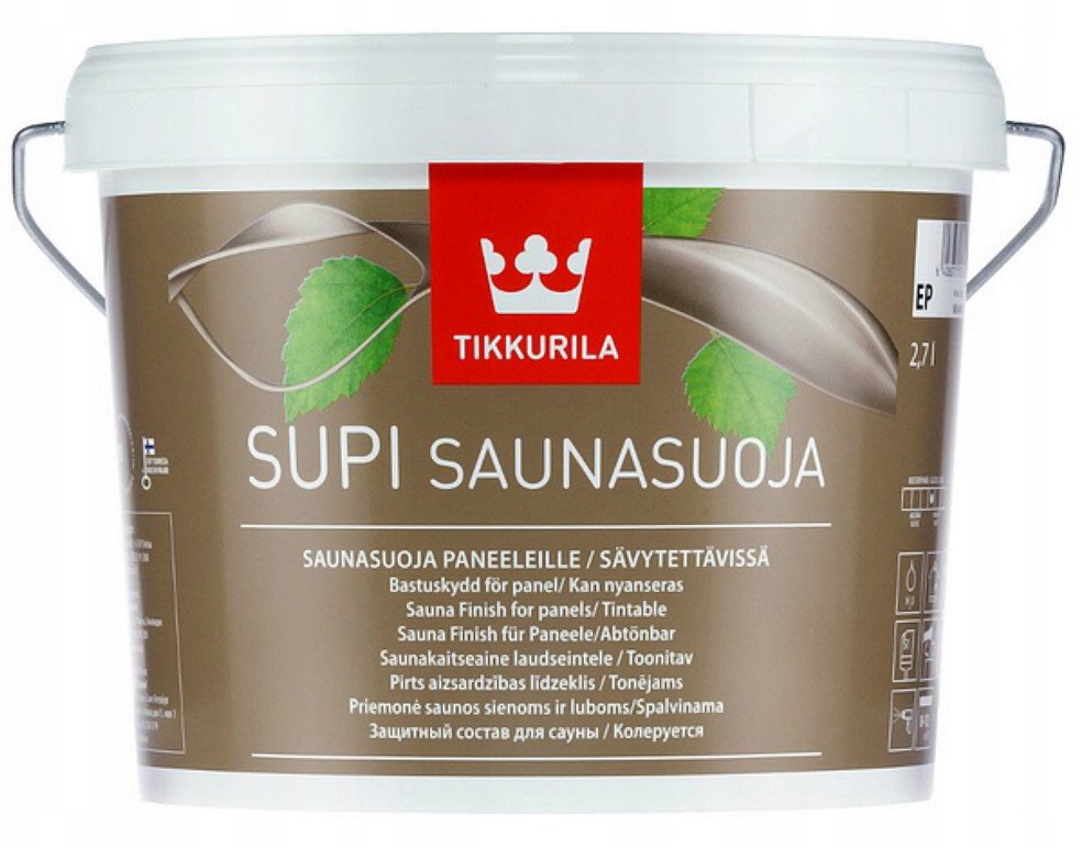 Tikkurila SUPI SAUNA FINISH 2,7 L EP 1