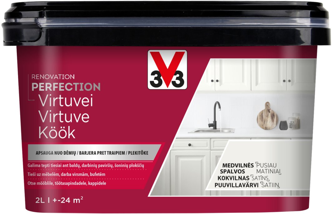 V33 PAINT KITCHEN PERF COTTON COLOR 2L 1
