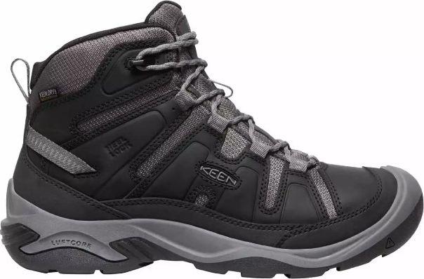 Buty trekkingowe męskie Keen Circadia Mid WP czarno-szare r. 44 1/2 1