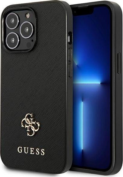 Guess Guess GUHCP13LPS4MK iPhone 13 Pro / 13 6,1" czarny/black hardcase Saffiano 4G Small Metal Logo 1