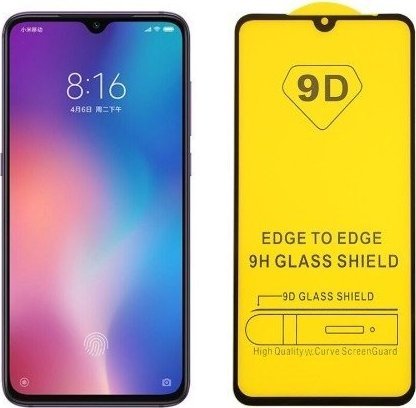 SZKŁO HARTOWANE PREMIUM 9D FULL GLUE XIAOMI MI NOTE 10 LITE CZARNE 1