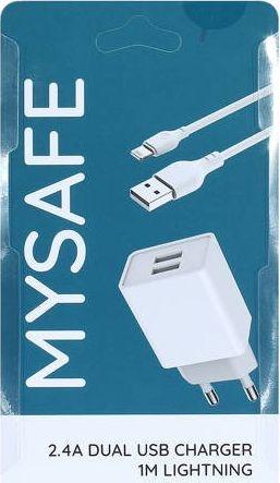 Ładowarka Mysafe CH24A 2x USB-A 2.4 A (5904208500711) 1