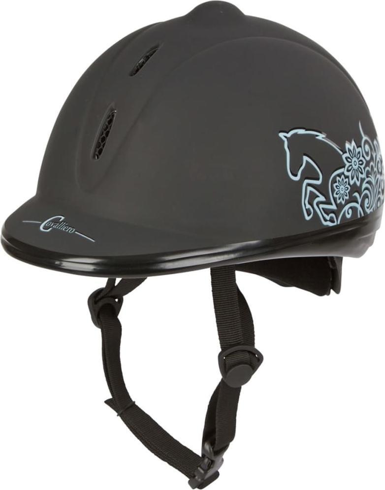 Covalliero Covalliero Kask jeździecki Beauty VG1, 52-55 cm, czarny, 328250 1