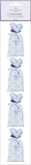 PLANTES&PARFUMS PROVENCE Oryginalna francuska suszona LAWENDA Cement Tiles - Zestaw 4 Saszetek 18g 1