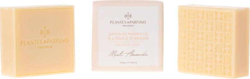 PLANTES&PARFUMS PROVENCE Arganowe Mydełko Marsylskie - Almond - Honey - Migdały z Miodem 100g 1