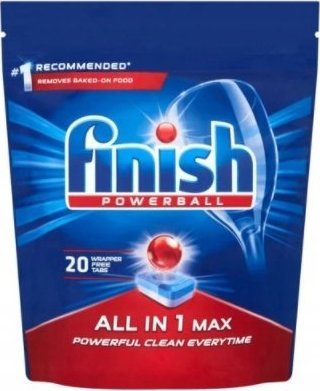 Finish Finish, All in 1 Max, Tabletki do zmywarki, 20 sztuk 1