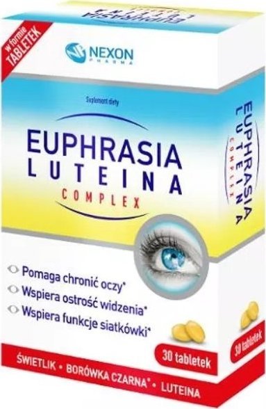 Nexon Pharma Euphrasia Luteina complex 30 tabletek - Długi termin ważności! 1