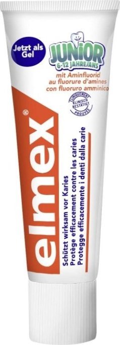 Elmex  (DE) Elmex Junior, Pasta do zębów 6-12 lat, 12 ml  (PRODUKT Z NIEMIEC) 1