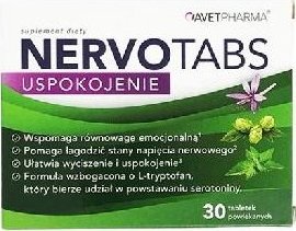 Avet Nervotabs Uspokojenie, 30 tabletek - Długi termin ważności! 1