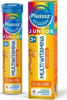 Polski Lek Plusssz Junior Multiwitamina Complex, 20 tabletek musujących - Długi termin ważności! 1