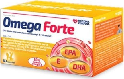 Silesian Pharma Rodzina Zdrowia Omega Forte 60 kapsułek - Długi termin ważności! 1