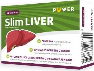 Puwer Poland Puwer SlimLIVER, 30 tabletek - Długi termin ważności! 1