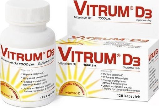 Takeda Vitrum D3 1000j.m. 120 kapsułek - Długi termin ważności! 1