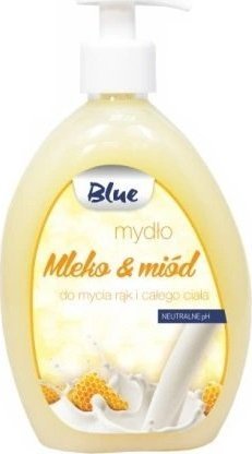 Blue Blue, Mydło w płynie Mleko & Miód, 500 ml 1
