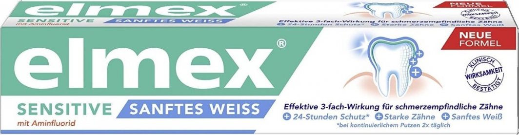 Elmex  (DE) Elmex, Pasta do wrażliwych zębów, 75 ml (PRODUKT Z NIEMIEC) 1