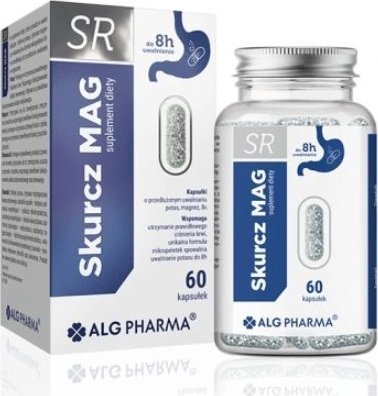 Alg Pharma Skurcz Mag SR, 60 kapsułek - Długi termin ważności! 1