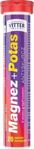 Diagnosis Magnez + Potas, 20 tabletek musujących - Długi termin ważności! 1