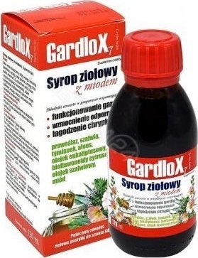 S-lab Gardlox 7 Syrop ziołowy z miodem, 120 ml - Długi termin ważności! 1