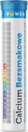 Puwer Poland Puwer Complex Calcium bezsmakowe, 20 tabletek musujących - Długi termin ważności! 1