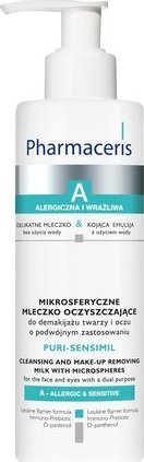 Pharmaceris Pharmaceris A Puri-Sensimil, mleczko do oczyszczania i demakijażu twarzy i oczu, 190 ml - Długi termin ważności! 1
