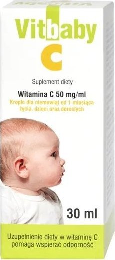 Salvum Vitbaby C krople dla niemowląt 30 ml - Długi termin ważności! 1