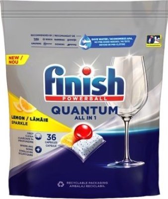 Finish Finish Quantum  All in 1 Lemon, Tabletki do zmywarki 36 sztuk 1