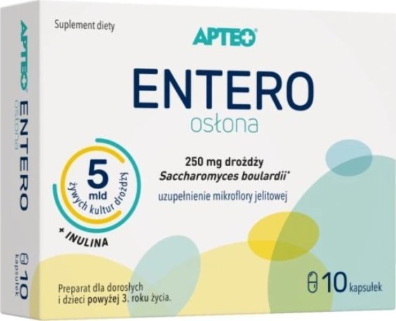 Synoptis Pharma Apteo Entero osłona, 10 kapsułek - Długi termin ważności! 1