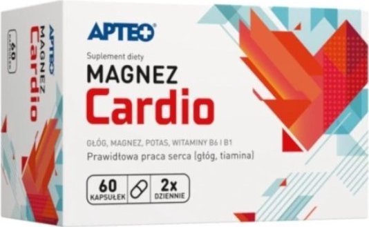 Synoptis Pharma Apteo Magnez + Witamina B6 Cardio, 60 kapsułek - Długi termin ważności! 1