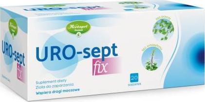 Herbapol URO-sept fix, zioła do zaparzania, 20 saszetek - Długi termin ważności! 1