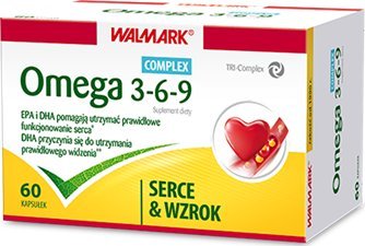 Walmark Omega 3-6-9 kompozycja z oleju ryb lnu i ogórecznika 60 kapsułek - Długi termin ważności! 1
