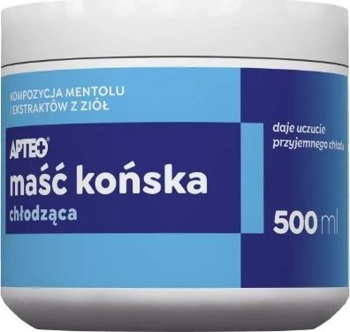 Synoptis Pharma Apteo Maść końska chłodząca, 500 ml - Długi termin ważności! 1