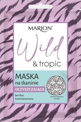 Marion Marion, Maska oczyszczająca bambus, kwiat bananowca, 1 sztuka - Długi termin ważności! 1