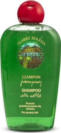 India Cosmetics Skarby Polesia, Szampon Pokrzywowy przeciw przetłuszczaniu się włosów, 250 ml - Długi termin ważności! 1