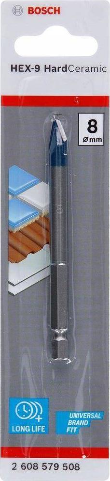Wiertło Bosch Hex-9 Hard Ceramic Bosch (8x90mm) 1
