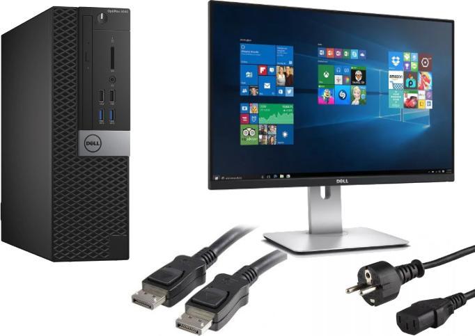Komputer Dell Zestaw Komputerowy Dell 5040 SFF i5-6500 8GB 240SSD Win10Pro + Monitor Dell U2415 24" 1920x1200 + okablowanie 1