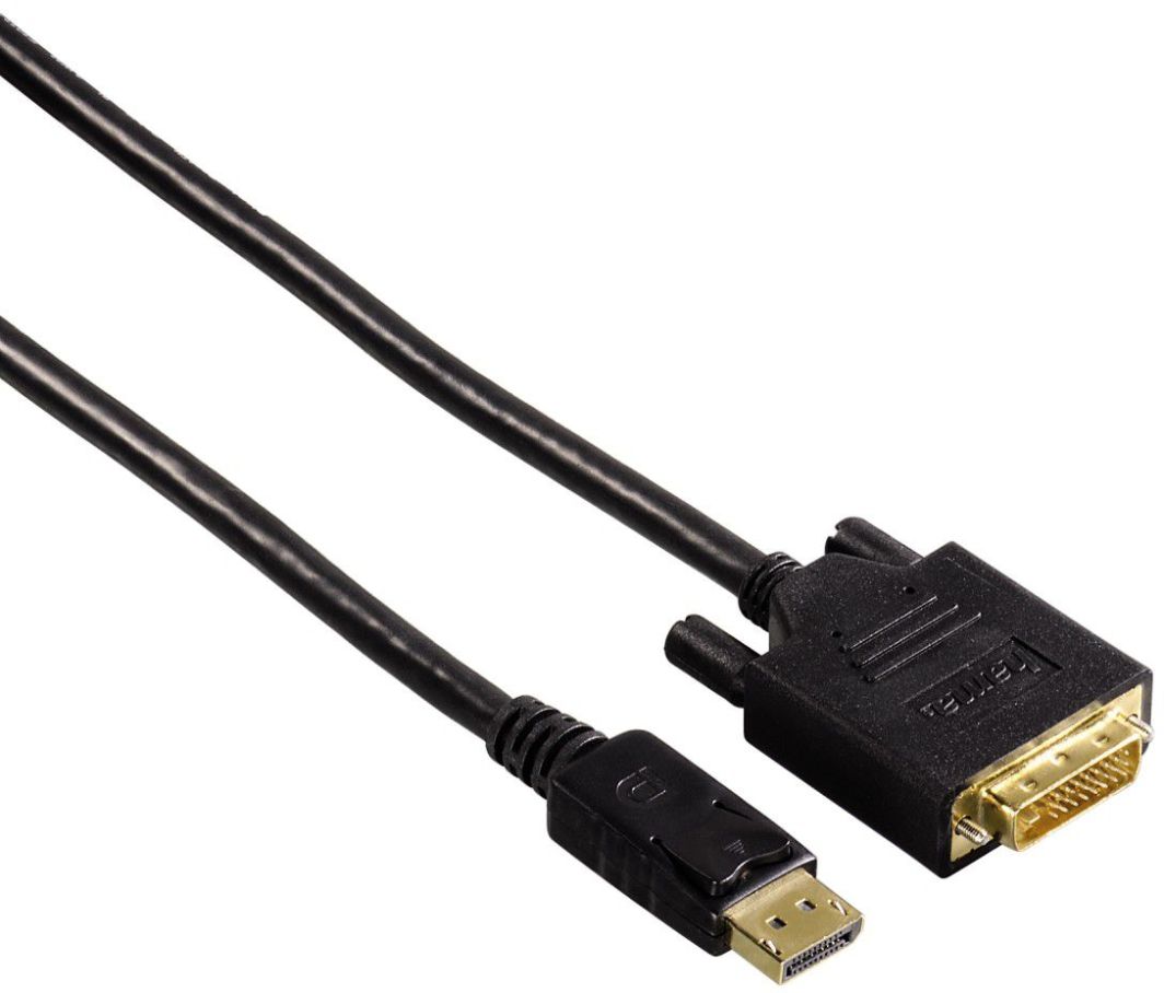 Kabel Hama DisplayPort - DVI-D 1.8m czarny (0054593) 1