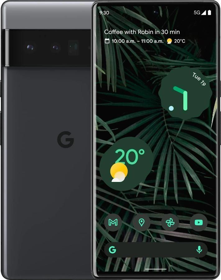 Smartfon Pixel 6 Pro 5G 12/256GB Dual SIM Czarny + Folia Hydrożelowa Rock Space Anti Blue 1