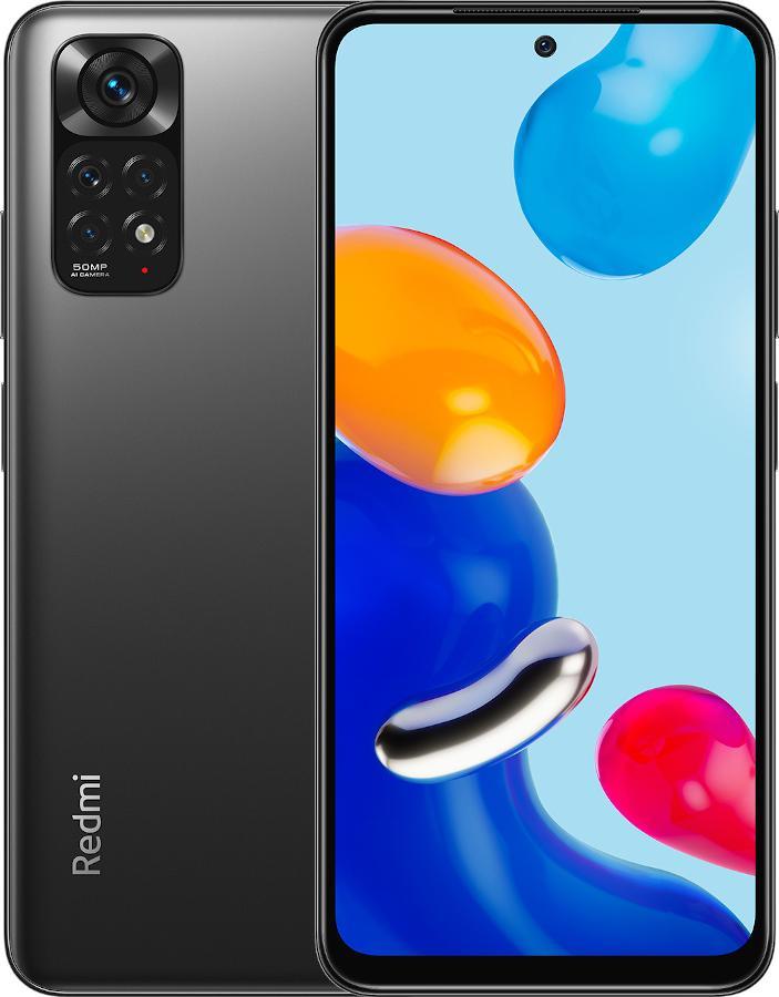 Smartfon Xiaomi Redmi Note 11 4/128GB Dual SIM Szary + Folia hydrożelowa Rock Space Matowa 1