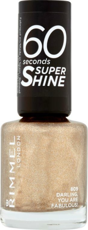 Rimmel  60 Seconds Super Shine Nail Polish 8ml #809 Darling, You Are Fabulous! 1