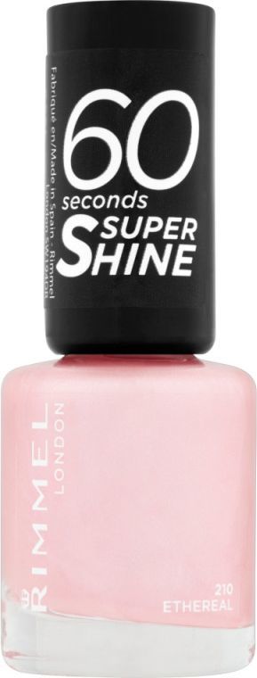 Rimmel  60 Seconds Super Shine Nail Polish 8ml #210 Ethereal 1