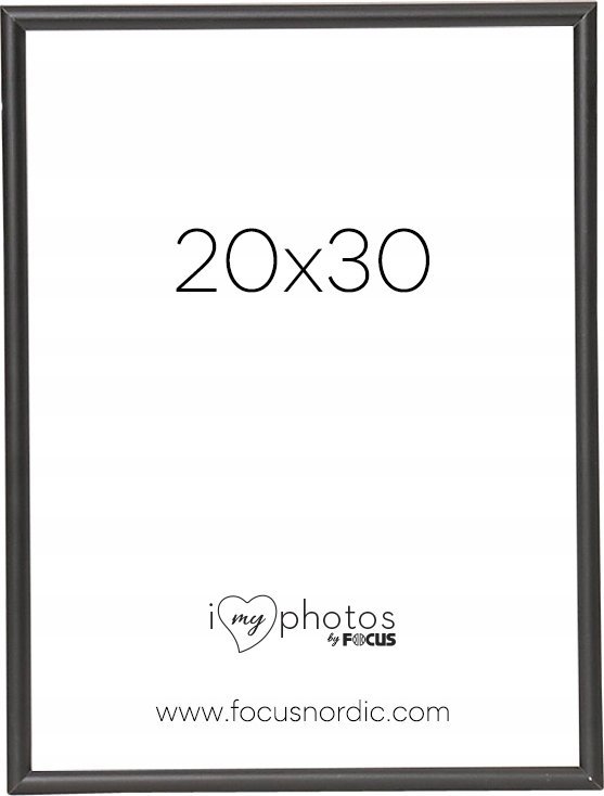 Ramka Focus Focus Can-Can Aluminium Black 20x30 1