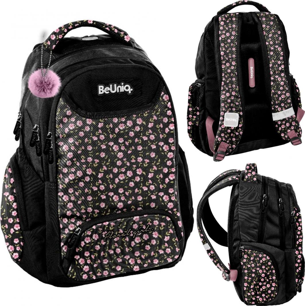 Paso Plecak szkolny wielokomorowy BeUniq Floral Girl Paso 1