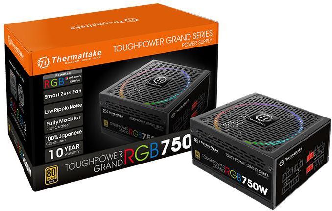 PCパーツ thermaltake RGB750 ThermaltakeThermaltake Toughpower Grand RGB 750W Gold Full