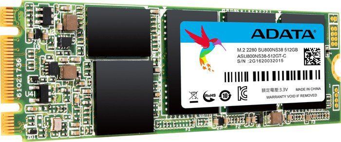 ADATA Ultimate SU800 512GB M.2 2280 SATA III (ASU800NS38-512GT-C